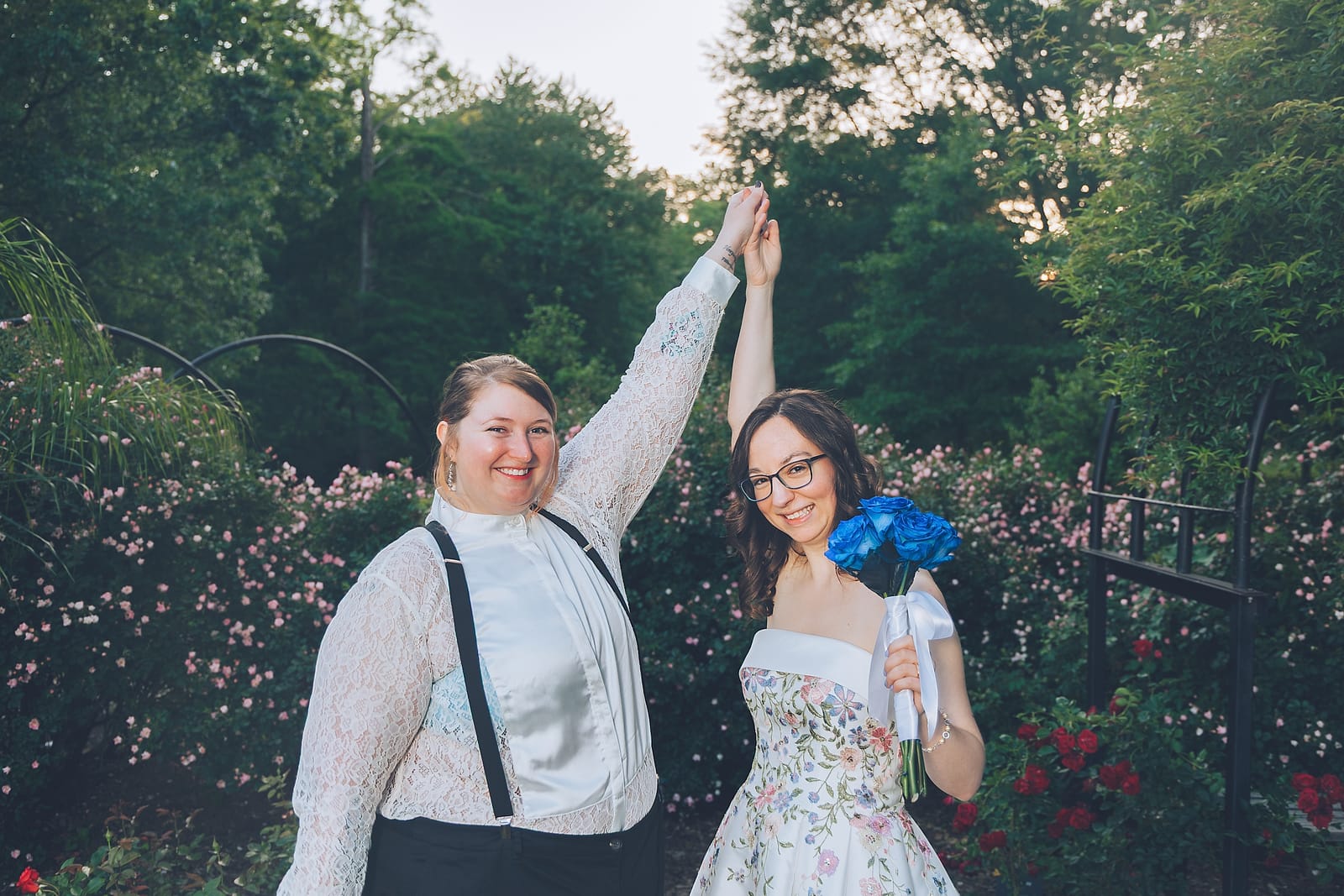 A candid wedding-day photograph