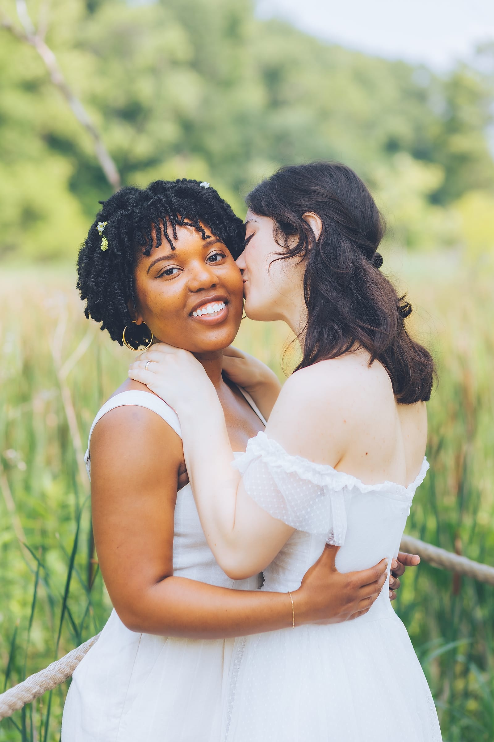 Wedding-day moment
